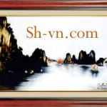 ベトナム刺繍絵＝ハロン湾 　08＝ SHVN 2008 - 40cm x 60cm (2)